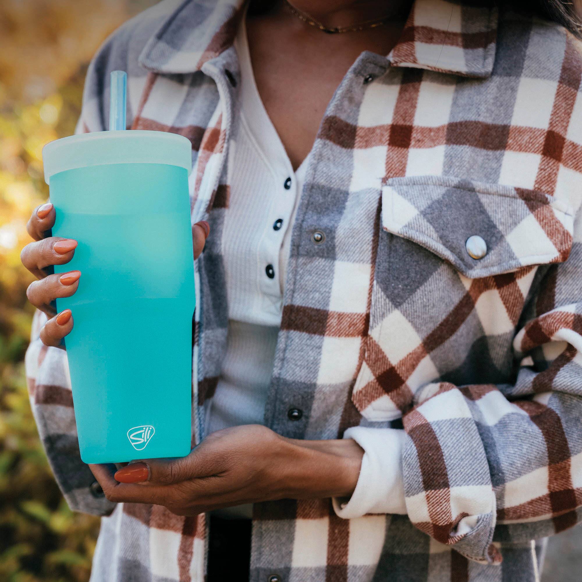 Silipint® 32oz. Silicone Tumbler with Straw